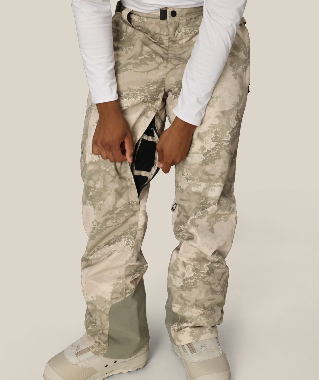 MENS GORE-TEX CORE SHELL PANT - LIMESTONE HEMISPHERE PRINT