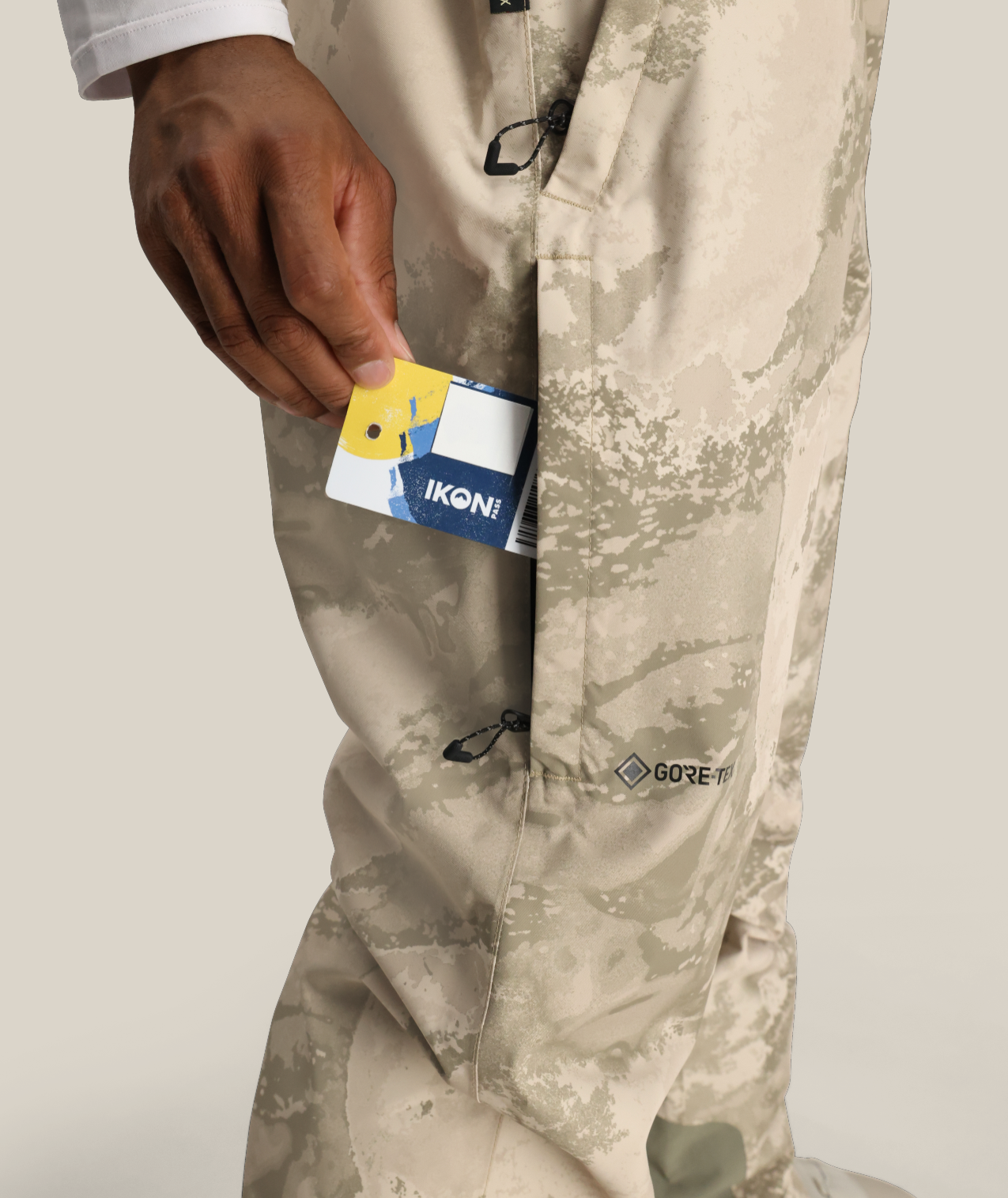 MENS GORE-TEX CORE SHELL PANT - LIMESTONE HEMISPHERE PRINT