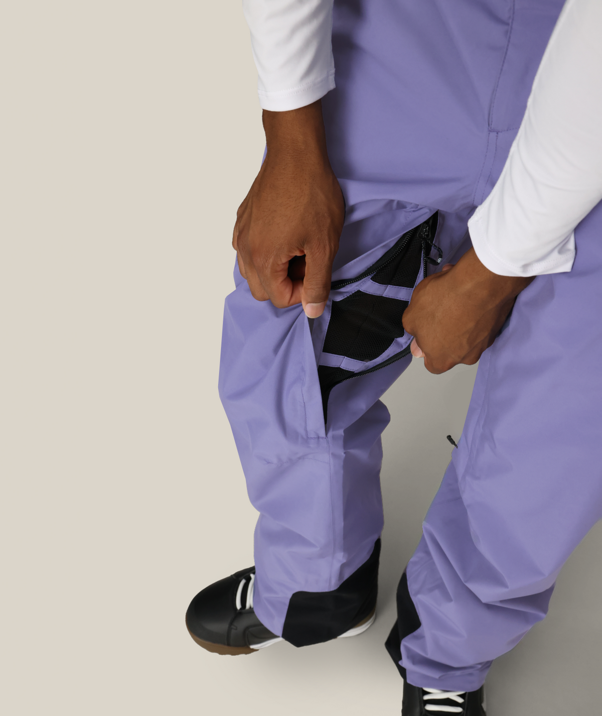 MENS GORE-TEX CORE SHELL PANT - PURPLE DAWN