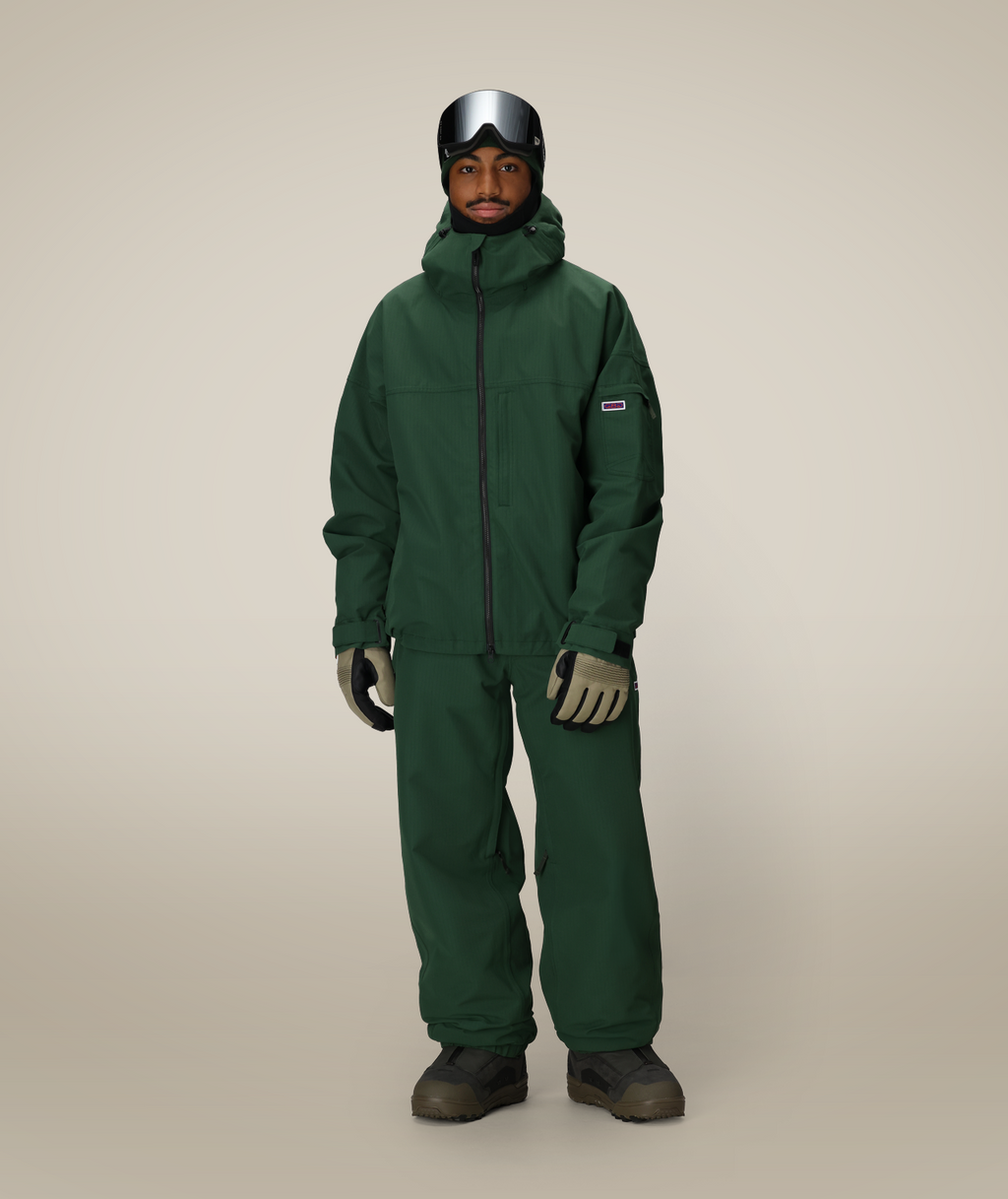 MENS DOJO SHELL PANT - MOSS GREEN RIPSTOP