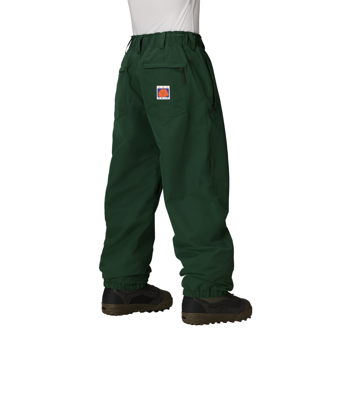 MENS DOJO SHELL PANT - MOSS GREEN RIPSTOP