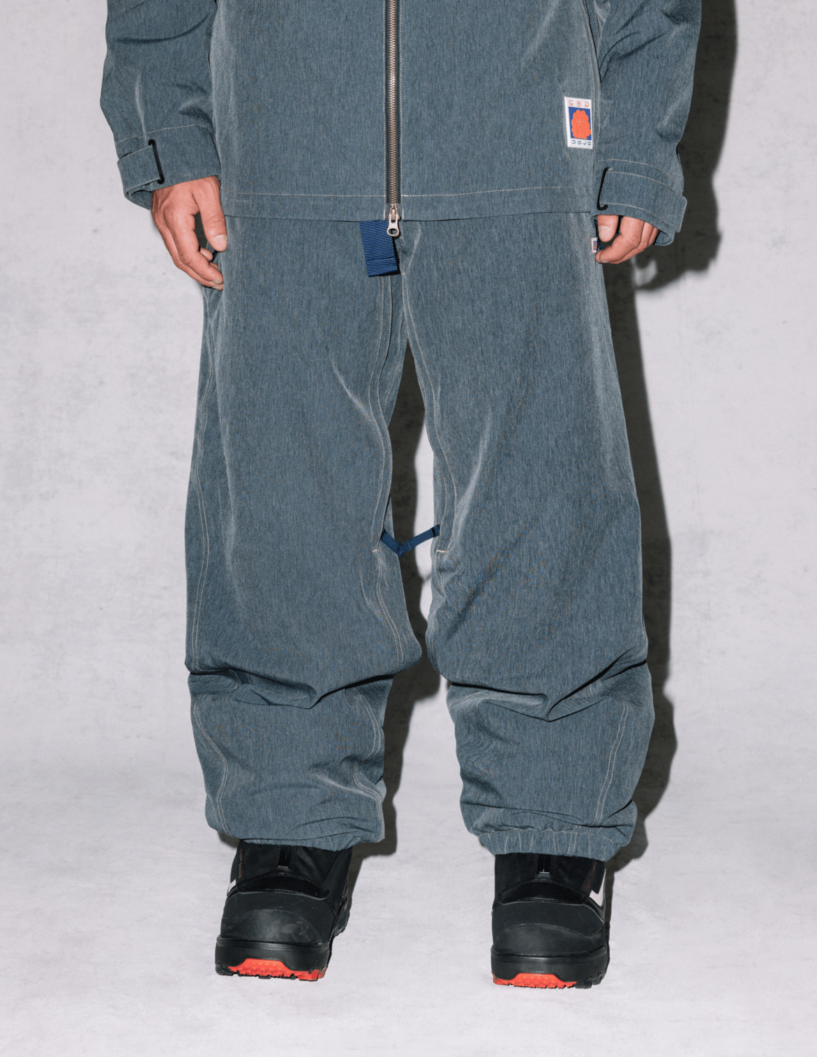 MENS DOJO SHELL PANT - NAVY DENIM