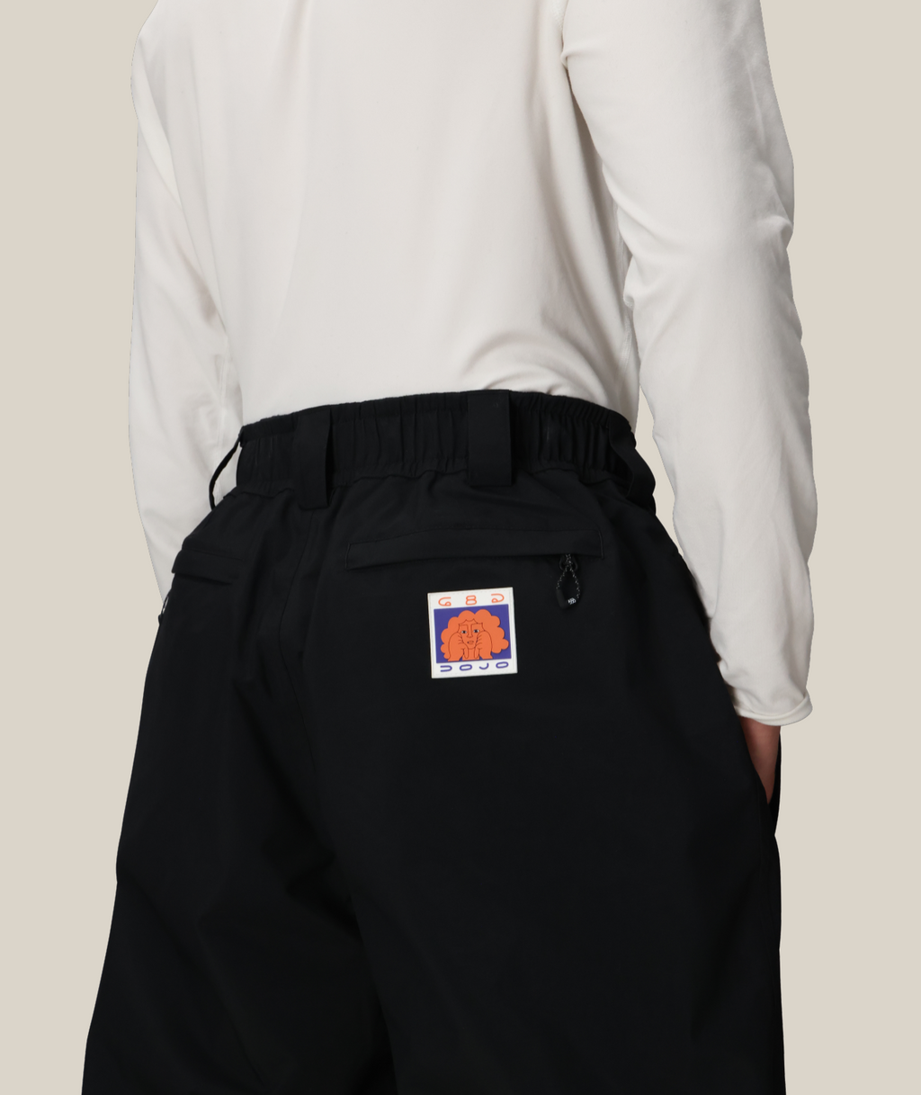 MENS GORE-TEX DOJO SHELL PANT - BLACK