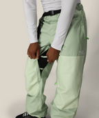 MENS 686 HUF DOUBLE H SHELL PANT - HUF GREEN COLORBLOCK
