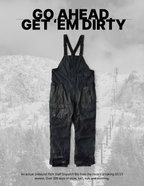 MENS GORE-TEX DISPATCH™ SHELL BIB - BLACK