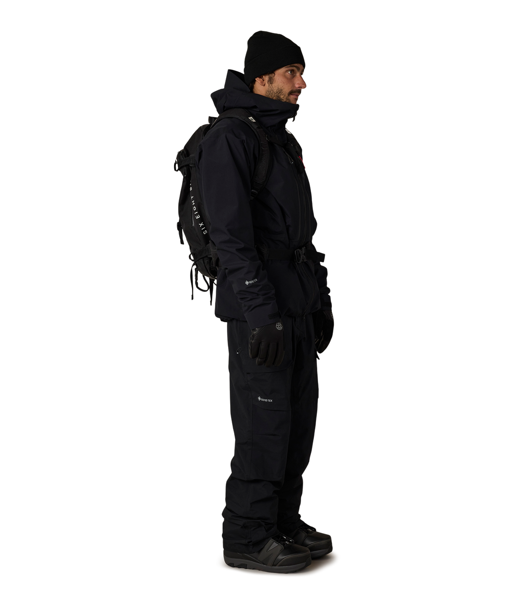 MENS GORE-TEX DISPATCH™ SHELL BIB - BLACK