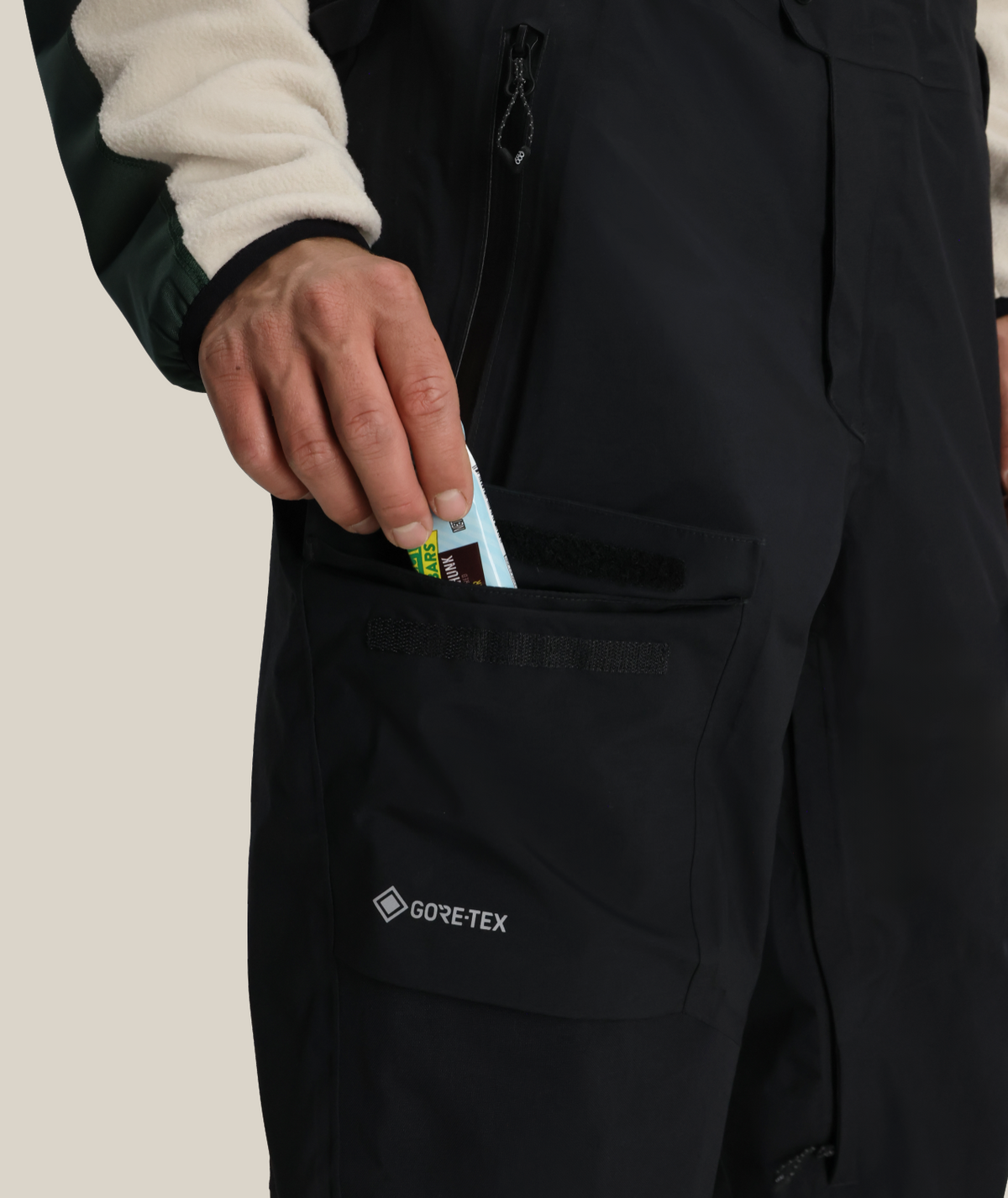 MENS GORE-TEX DISPATCH™ SHELL BIB - BLACK