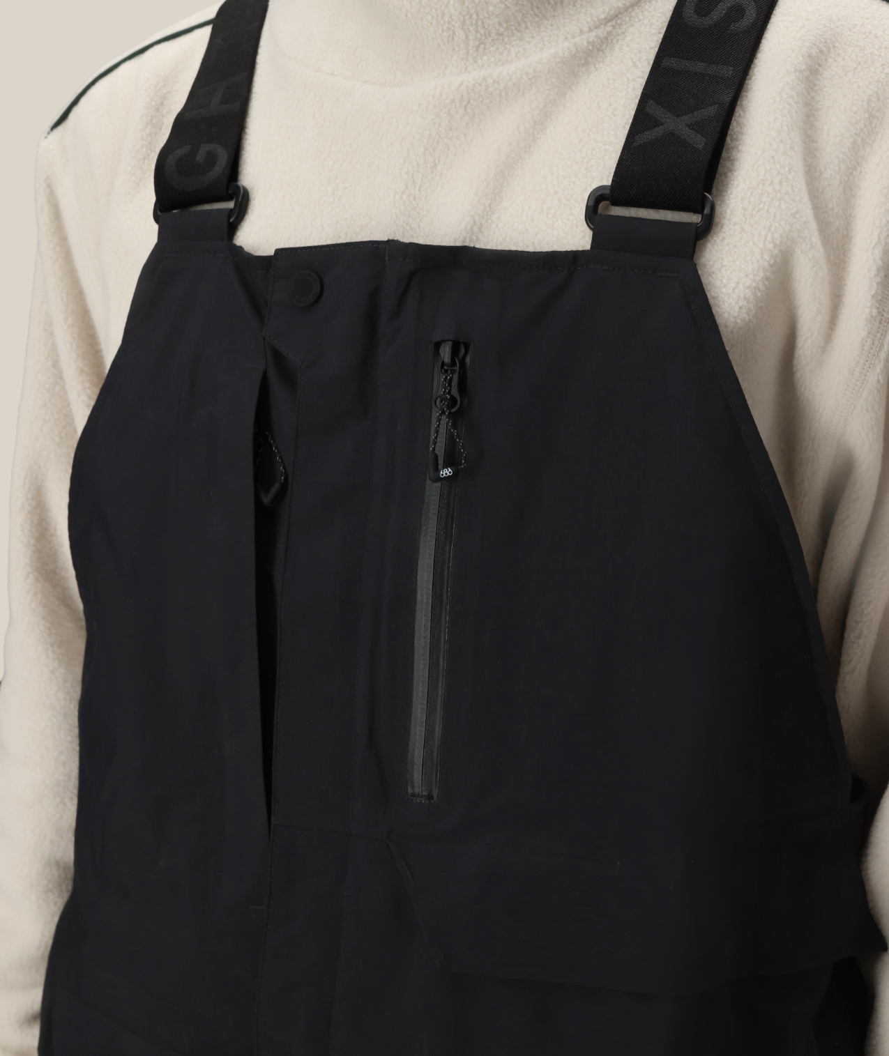 MENS GORE-TEX DISPATCH™ SHELL BIB - BLACK