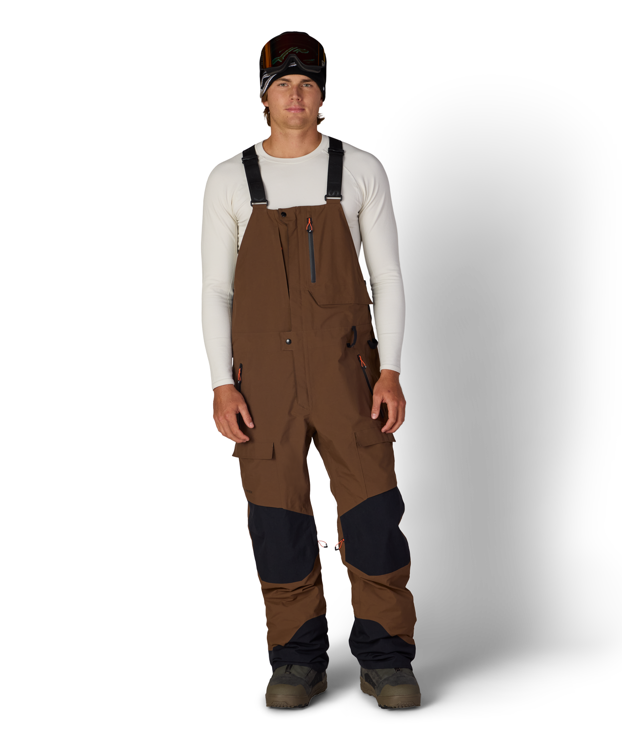 MENS GORE-TEX DISPATCH™ SHELL BIB - DARK EARTH