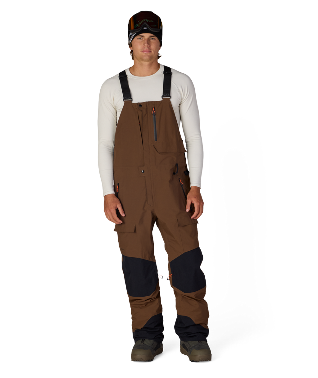 MENS GORE-TEX DISPATCH™ SHELL BIB - DARK EARTH