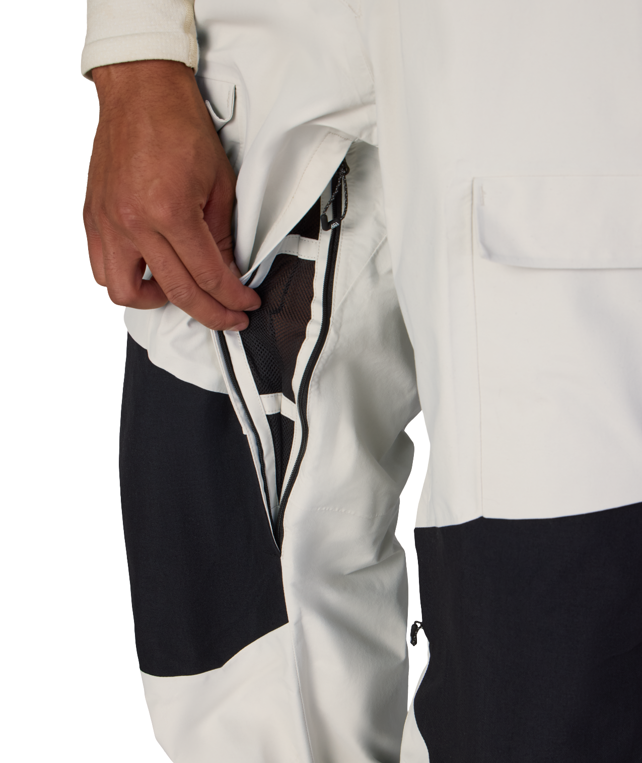 MENS GORE-TEX DISPATCH™ SHELL BIB - LIMESTONE COLORBLOCK