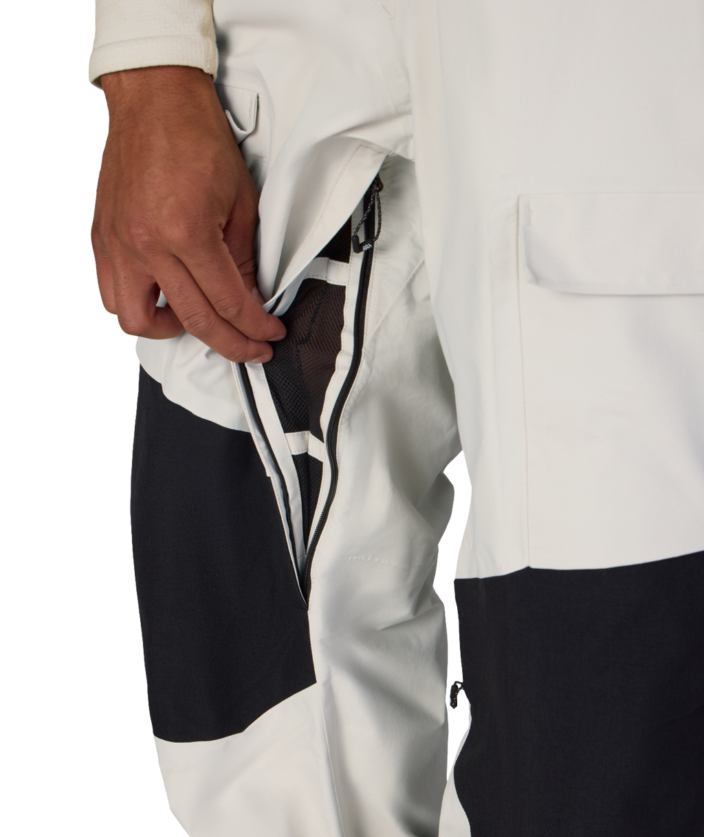 MENS GORE-TEX DISPATCH™ SHELL BIB - LIMESTONE COLORBLOCK