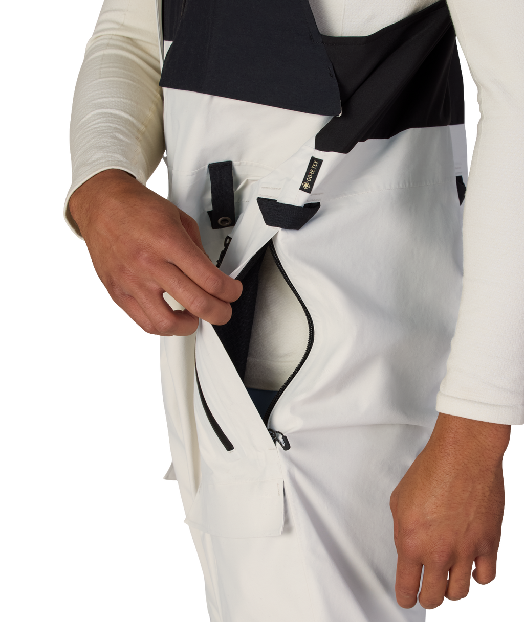 MENS GORE-TEX DISPATCH™ SHELL BIB - LIMESTONE COLORBLOCK