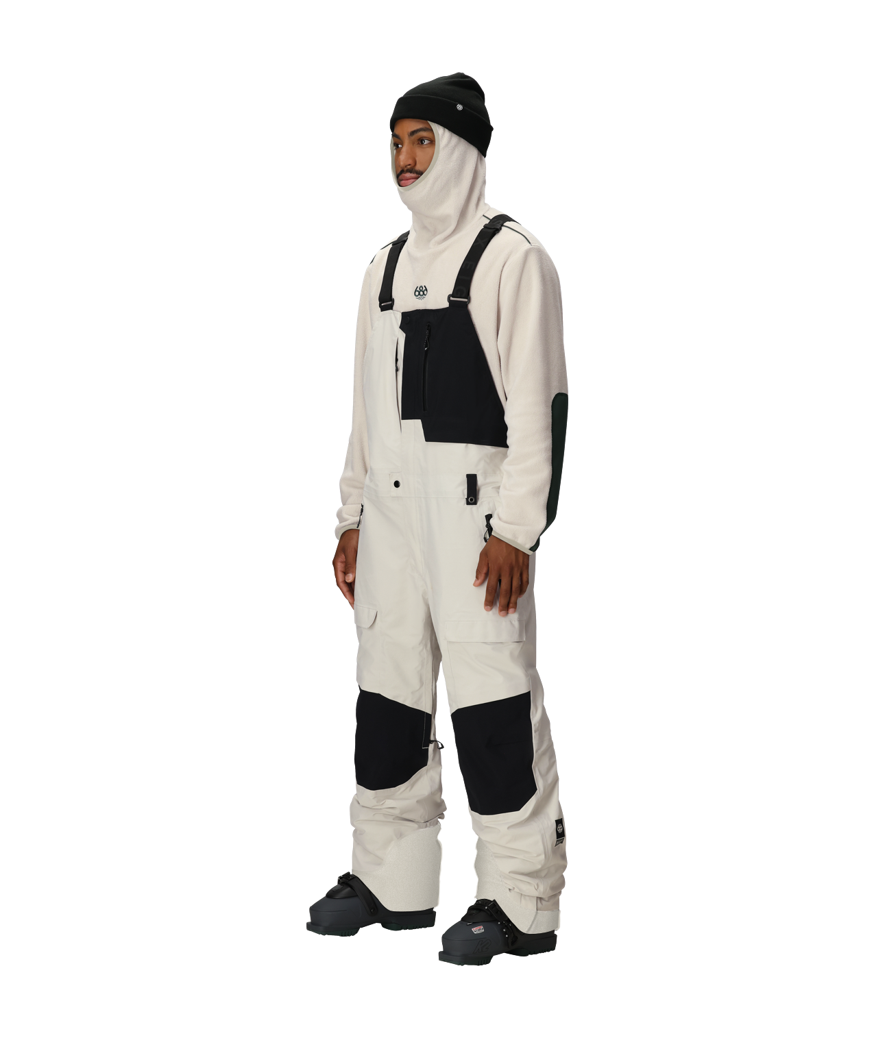 MENS GORE-TEX DISPATCH™ SHELL BIB - LIMESTONE COLORBLOCK