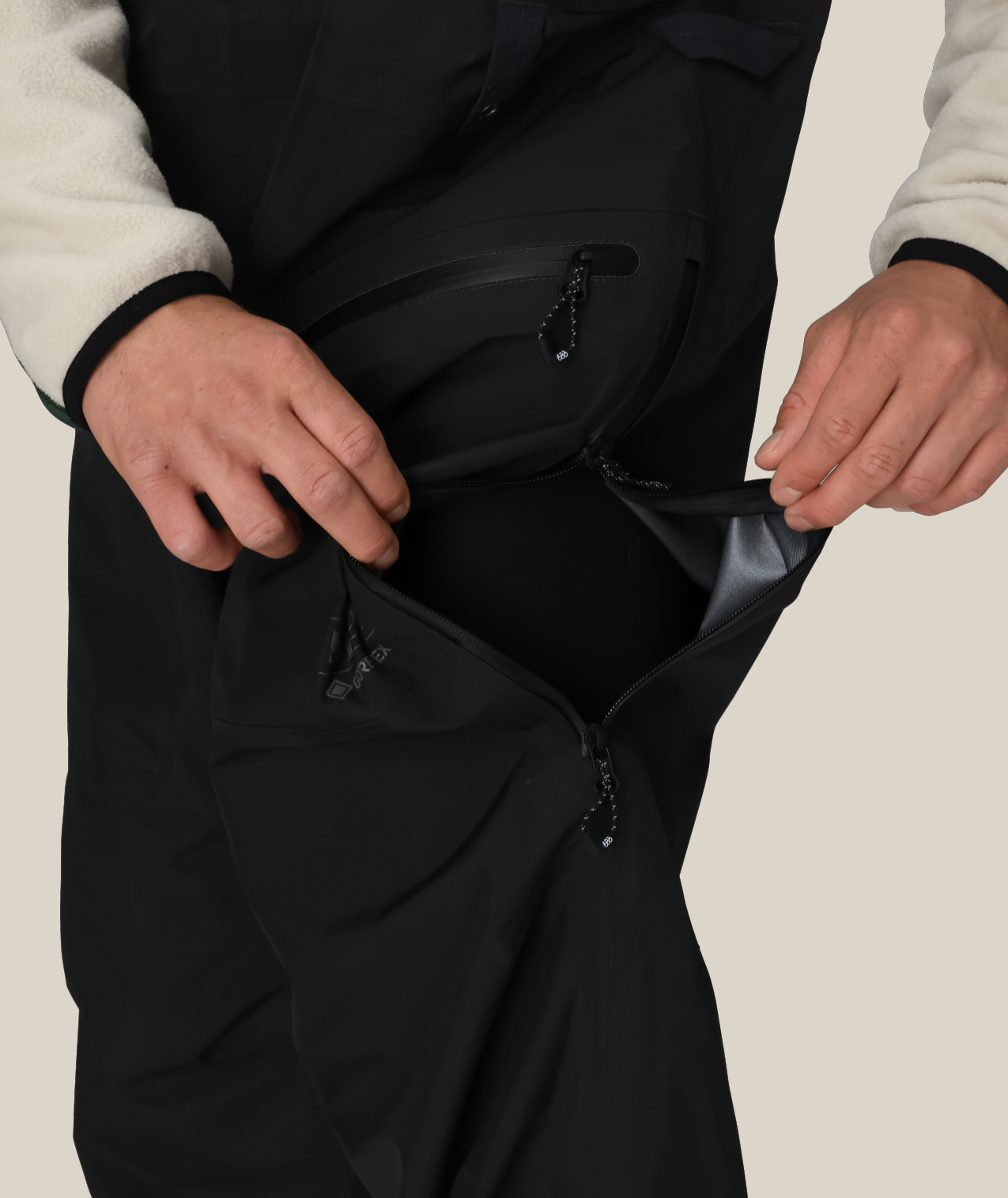 MENS GORE-TEX 3L ATV BIB - BLACK