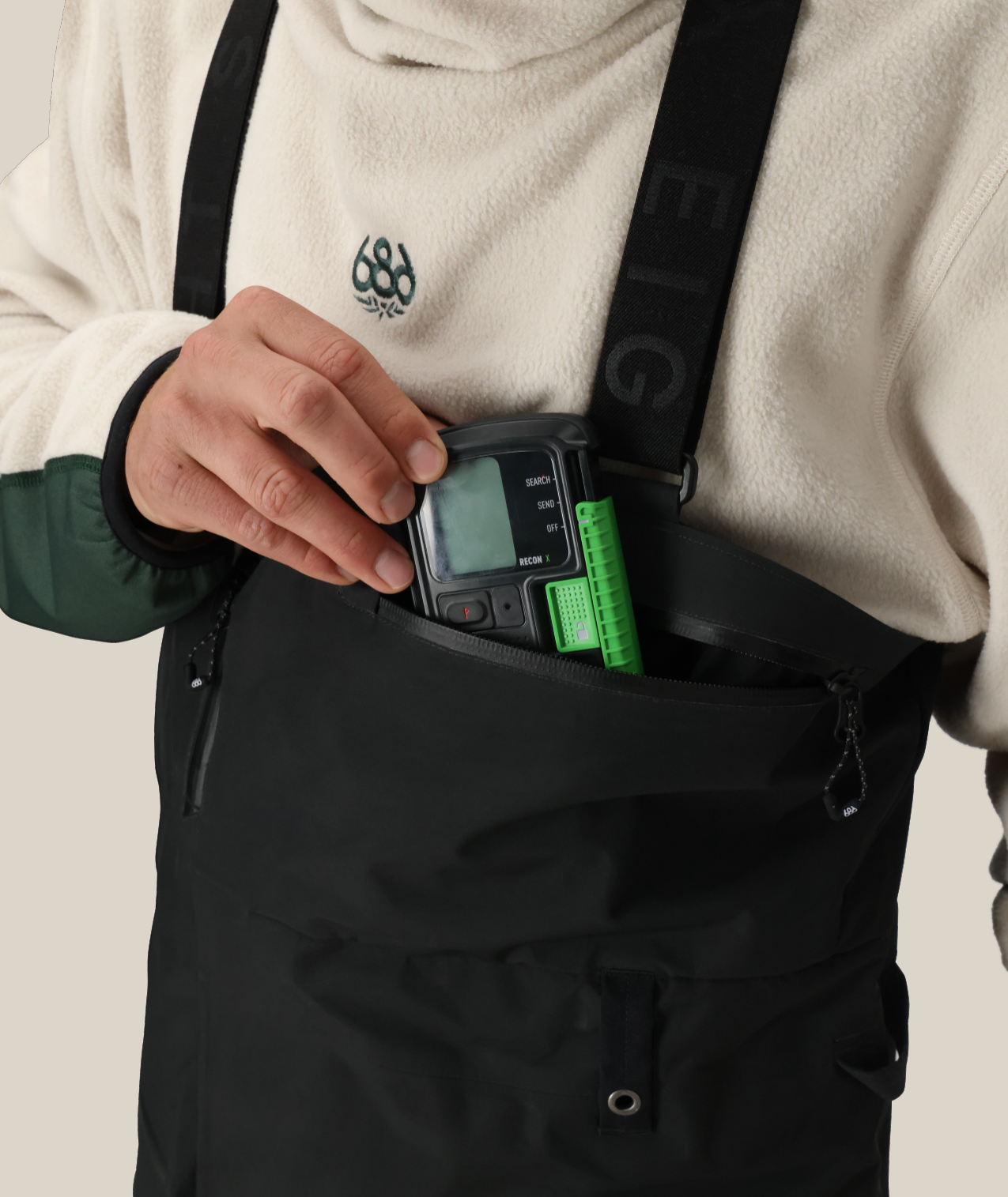 MENS GORE-TEX 3L ATV BIB - BLACK
