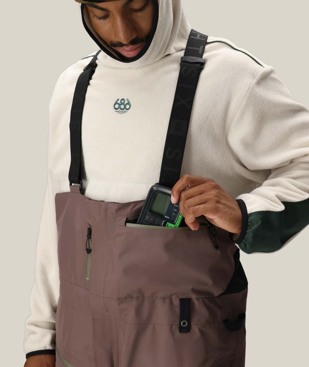 MENS GORE-TEX 3L ATV BIB - PEPPERCORN