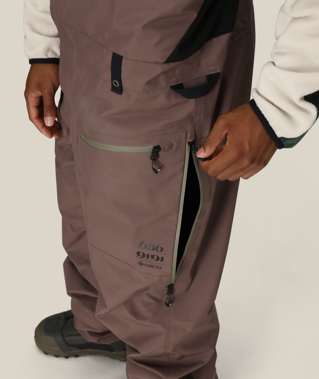 MENS GORE-TEX 3L ATV BIB - PEPPERCORN