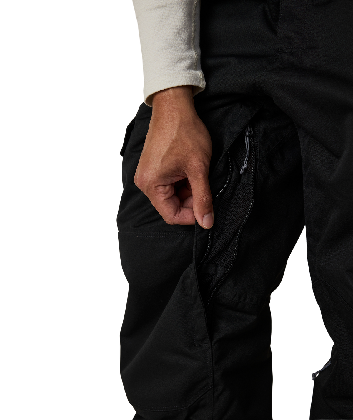 MENS HOT LAP™ INSULATED BIB - BLACK
