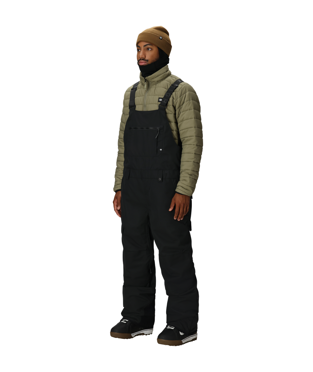 MENS HOT LAP™ INSULATED BIB - BLACK