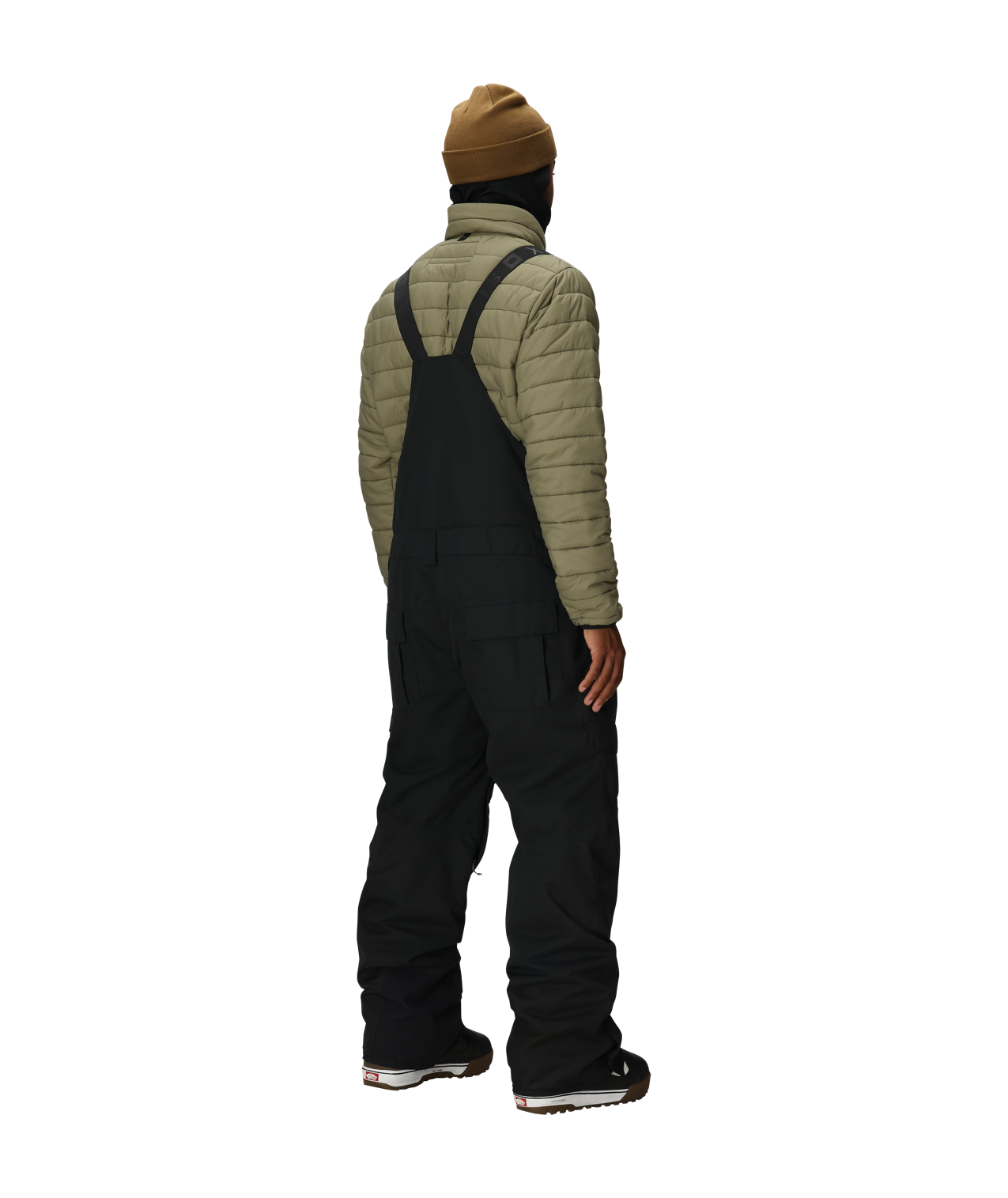 MENS HOT LAP™ INSULATED BIB - BLACK
