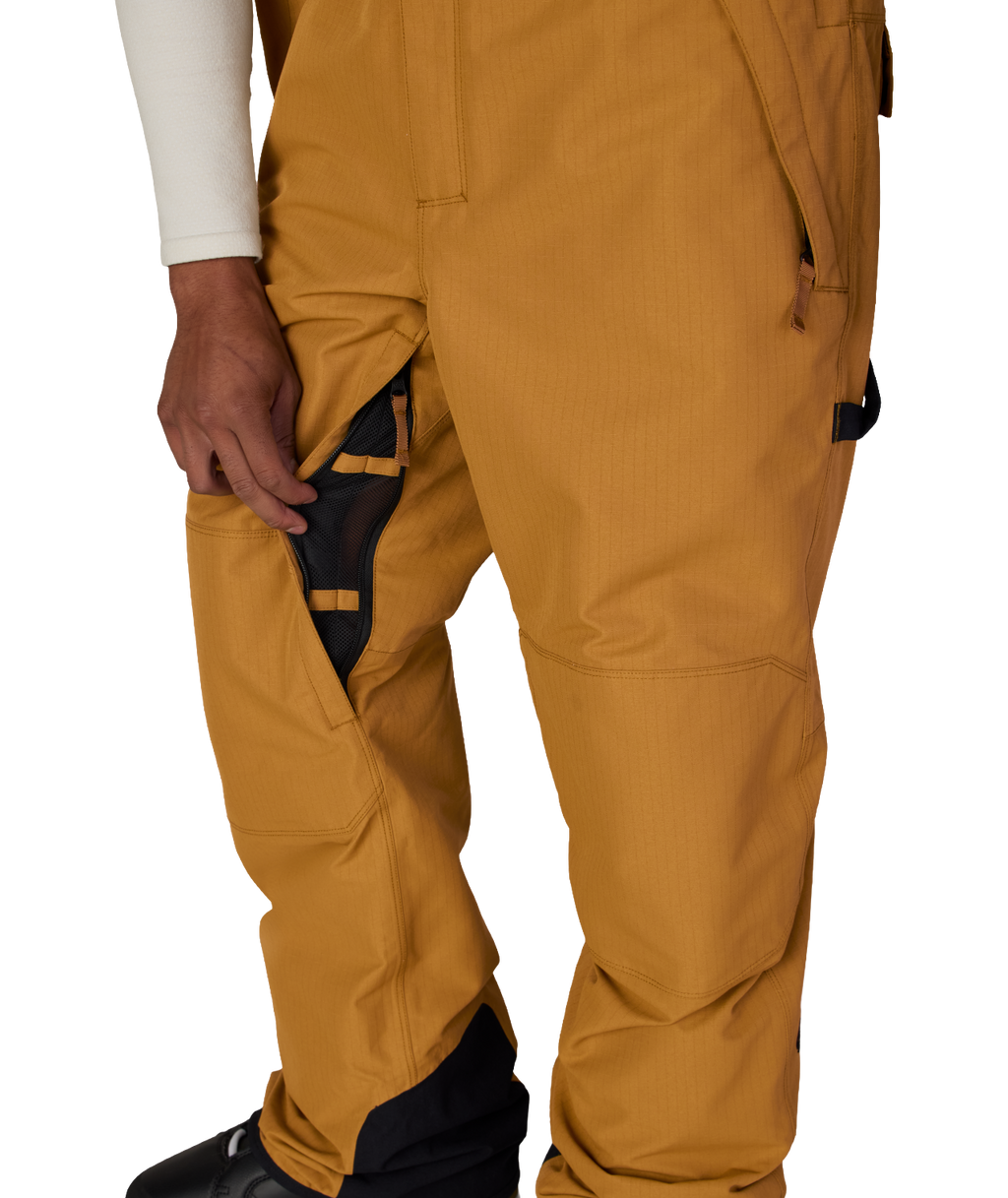 MENS HOT LAP™ INSULATED BIB - BRONZE RIPSTOP