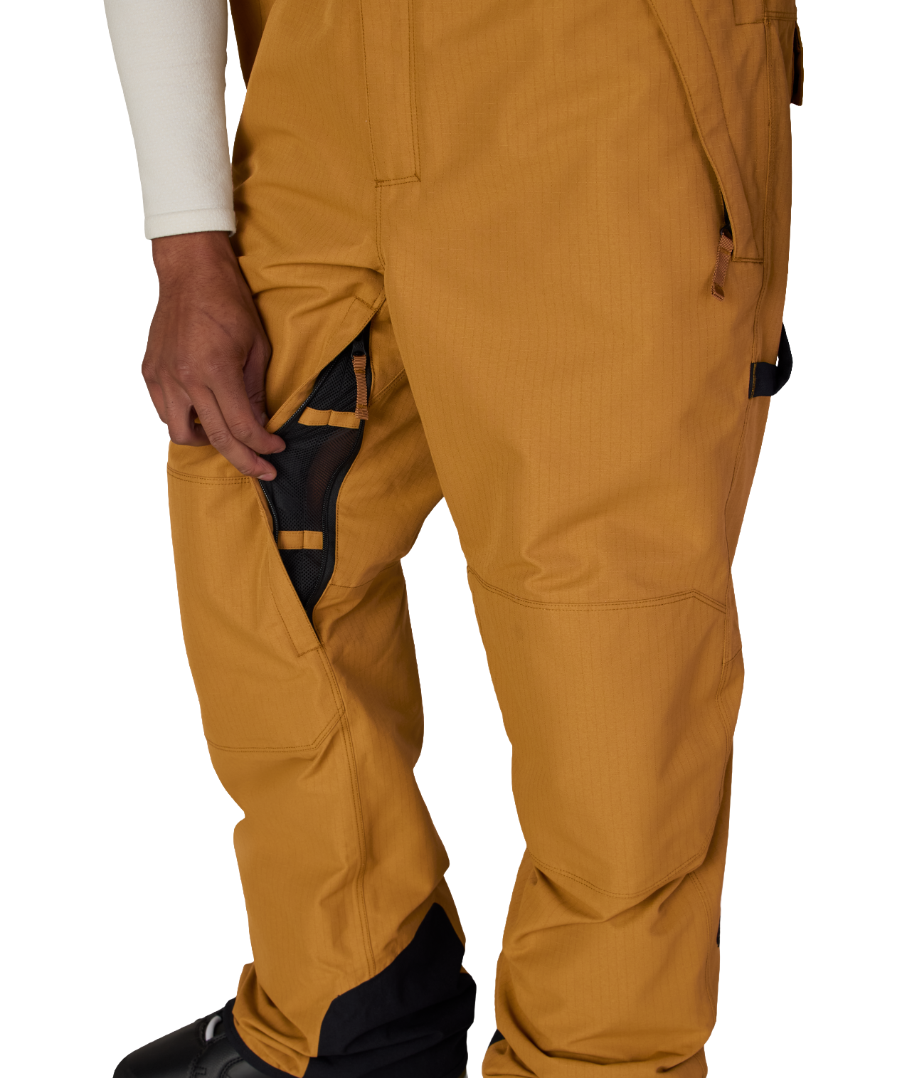 MENS HOT LAP™ INSULATED BIB - BRONZE RIPSTOP