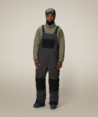 MENS HOT LAP™ INSULATED BIB - CHARCOAL COLORBLOCK