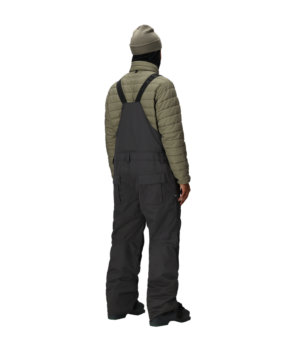 MENS HOT LAP™ INSULATED BIB - CHARCOAL COLORBLOCK
