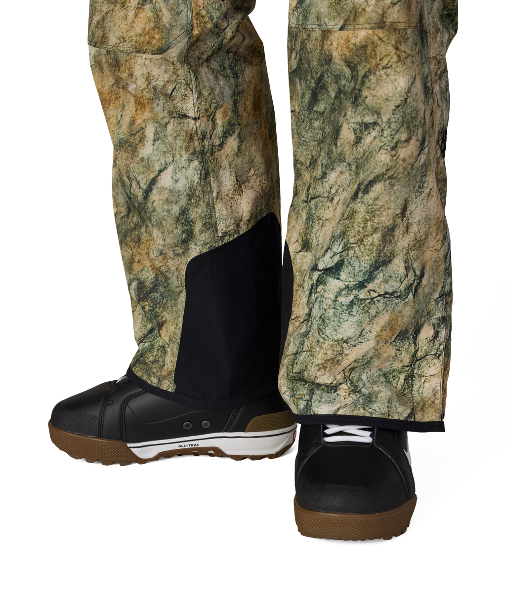 MENS HOT LAP™ INSULATED BIB - KHAKI GRUNGE