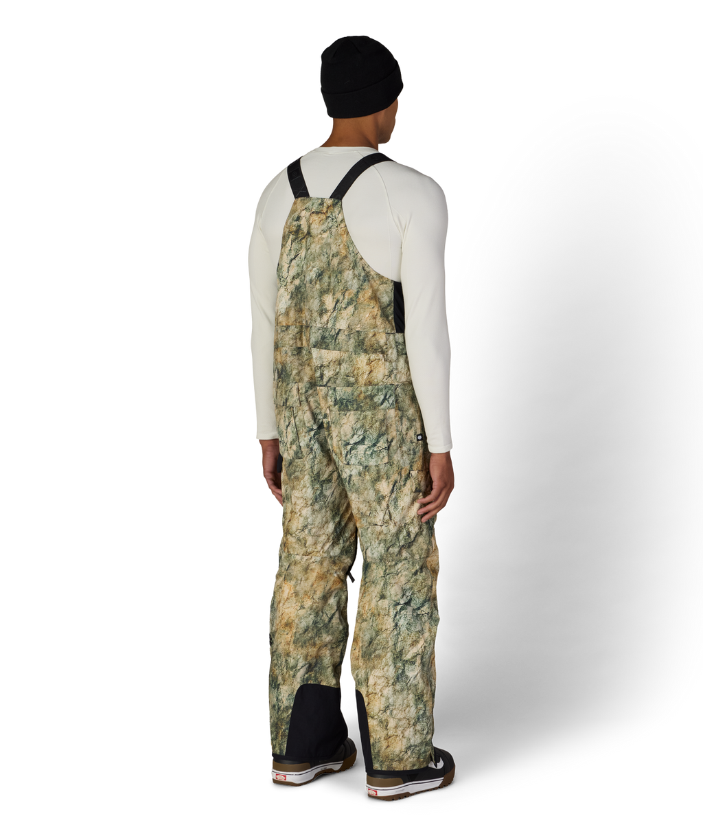 MENS HOT LAP™ INSULATED BIB - KHAKI GRUNGE
