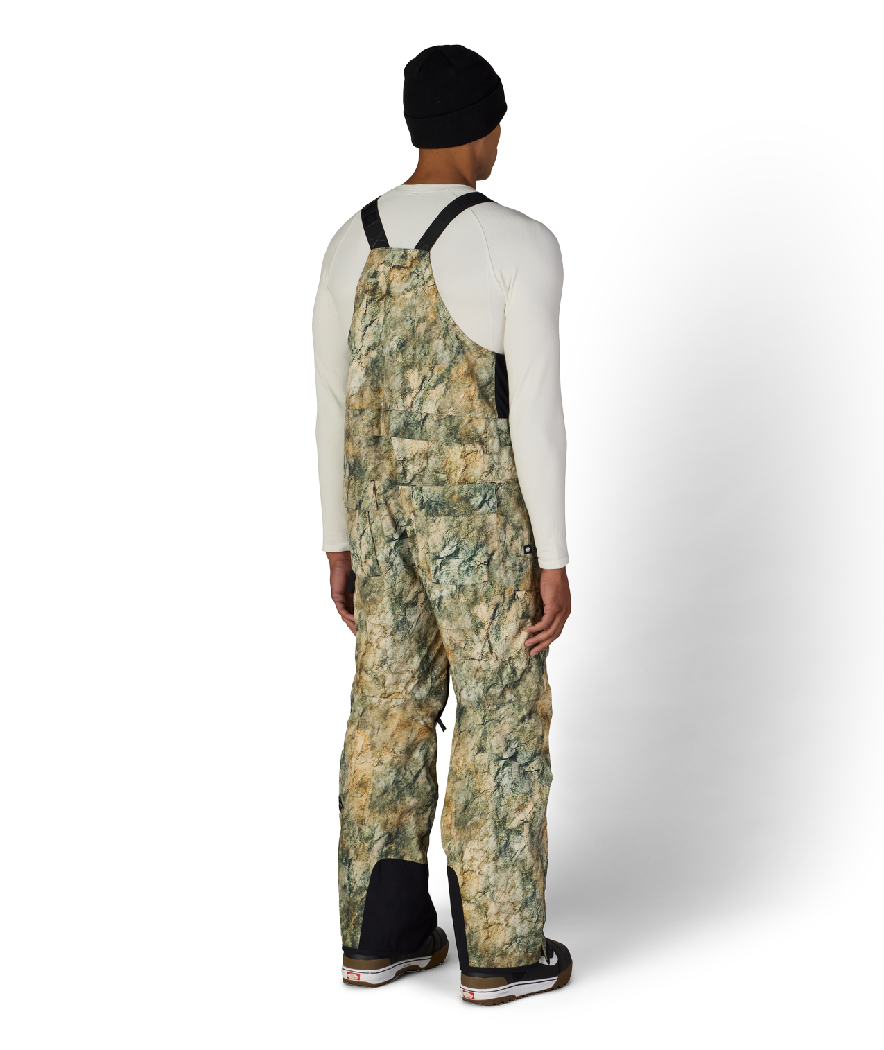MENS HOT LAP™ INSULATED BIB - KHAKI GRUNGE