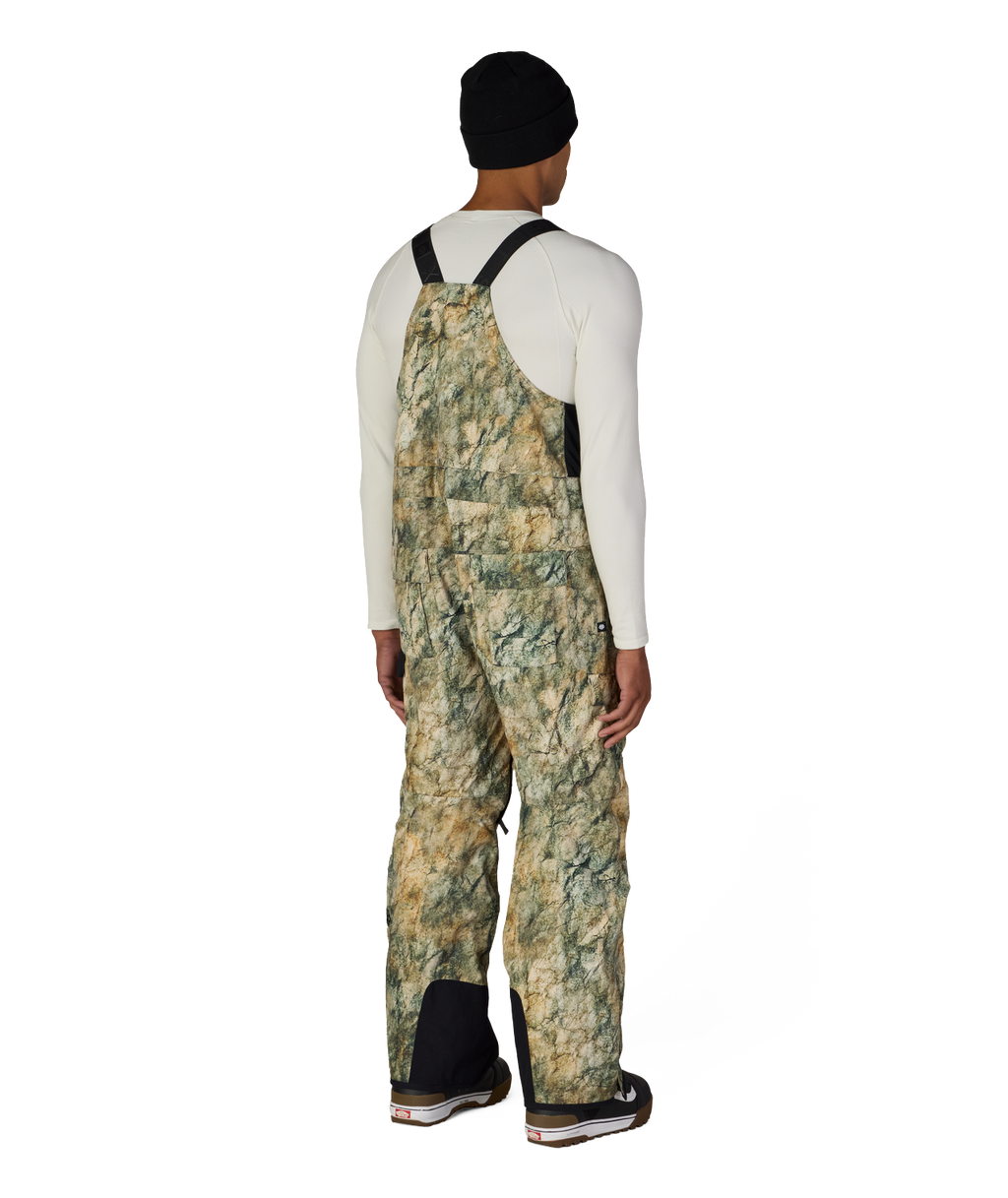MENS HOT LAP™ INSULATED BIB - KHAKI GRUNGE