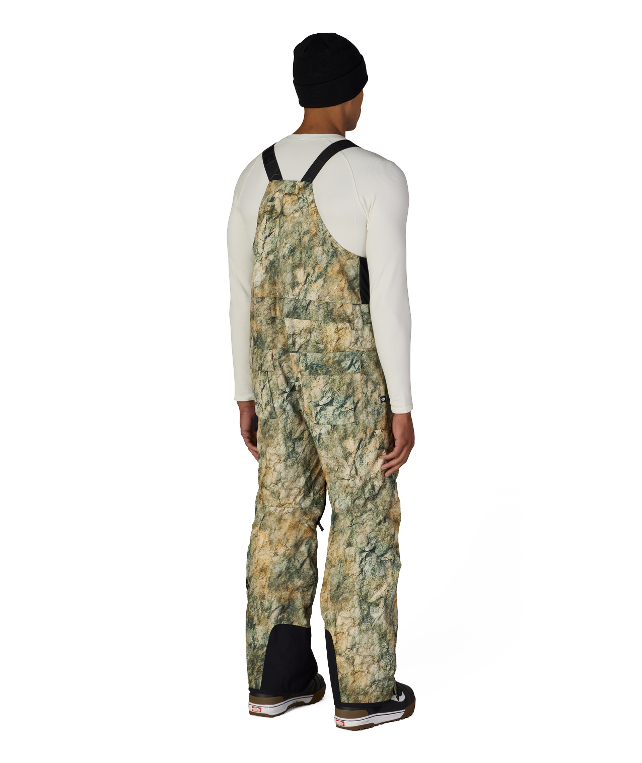MENS HOT LAP™ INSULATED BIB - KHAKI GRUNGE