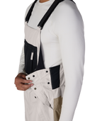 MENS HOT LAP™ INSULATED BIB - LIMESTONE KHAKI COLORBLOCK