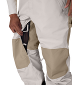 MENS HOT LAP™ INSULATED BIB - LIMESTONE KHAKI COLORBLOCK