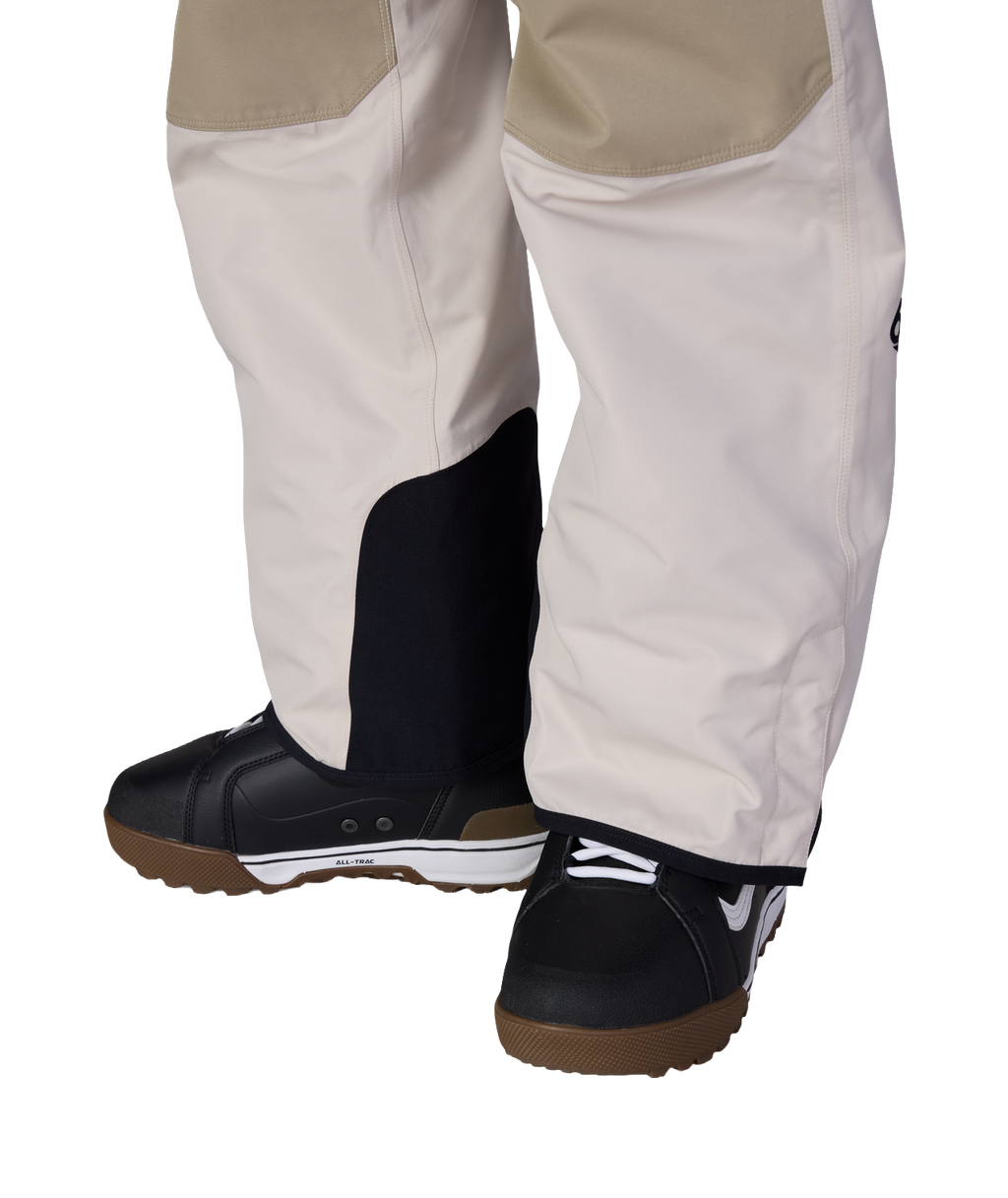 MENS HOT LAP™ INSULATED BIB - LIMESTONE KHAKI COLORBLOCK