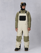 MENS HOT LAP™ INSULATED BIB - LIMESTONE COLORBLOCK
