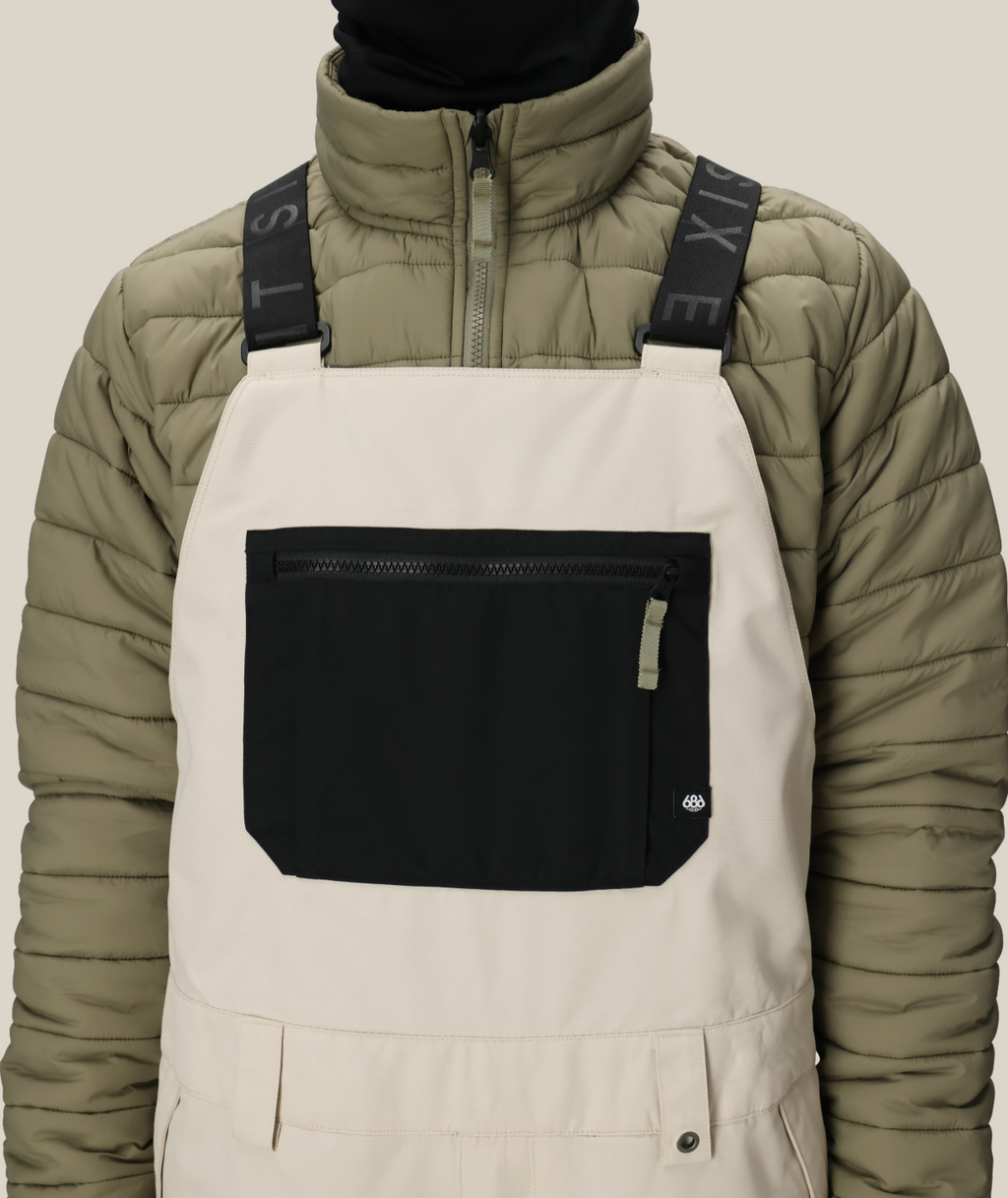 MENS HOT LAP™ INSULATED BIB - LIMESTONE COLORBLOCK