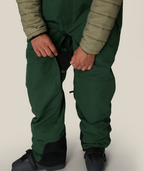 MENS HOT LAP™ INSULATED BIB - MOSS GREEN RIPSTOP