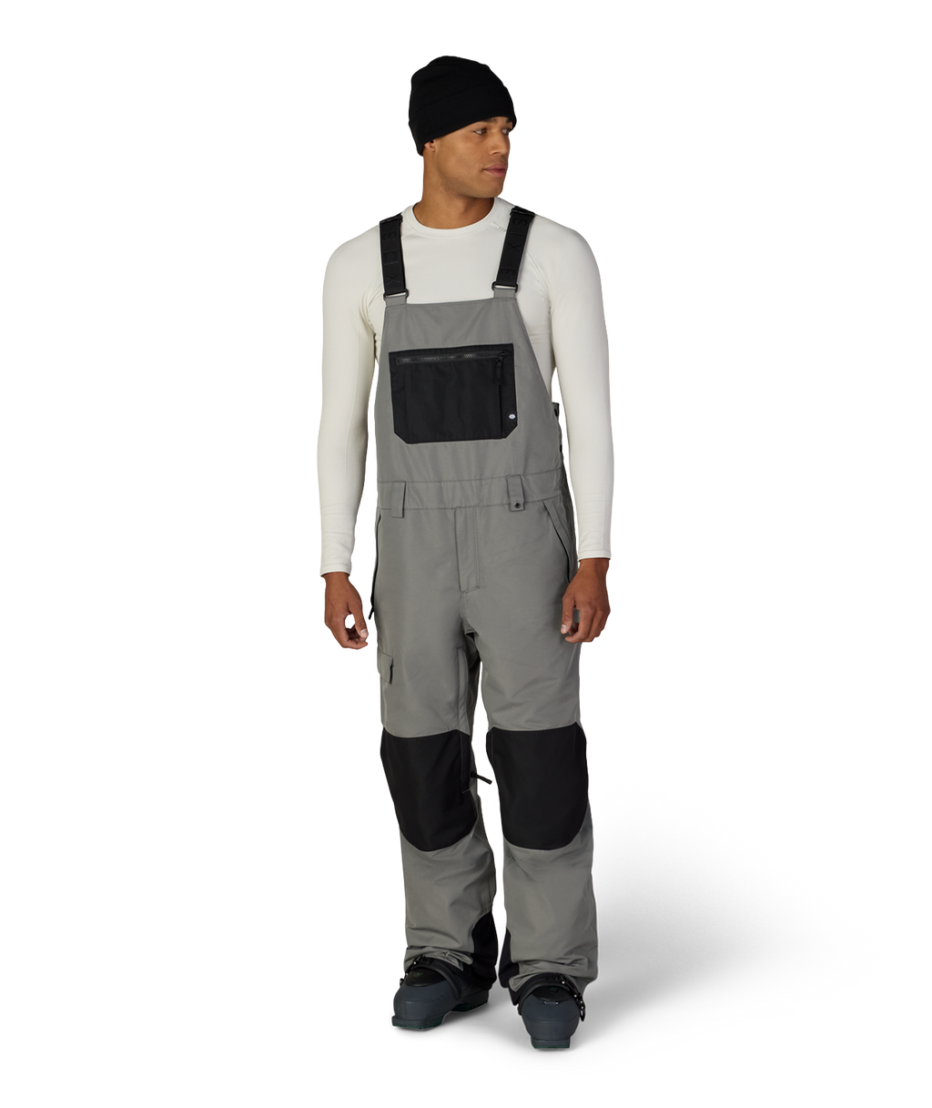 MENS HOT LAP™ INSULATED BIB - RHINO GREY COLORBLOCK