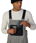 MENS HOT LAP™ INSULATED BIB - RHINO GREY COLORBLOCK