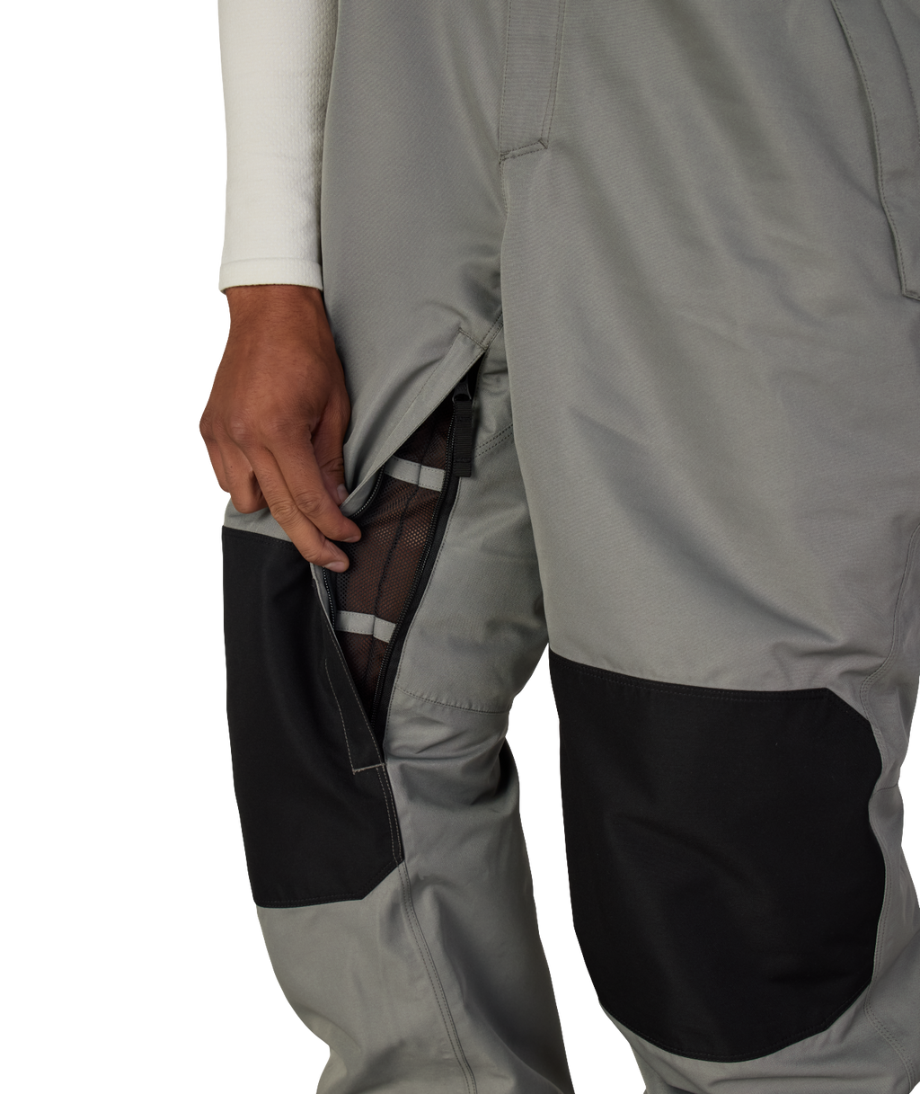 MENS HOT LAP™ INSULATED BIB - RHINO GREY COLORBLOCK