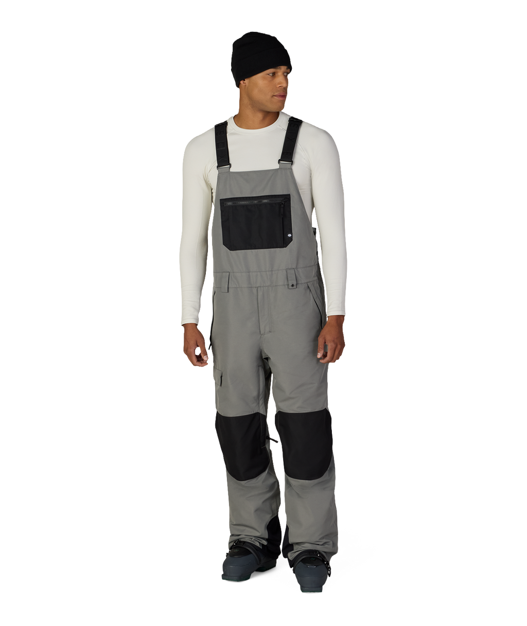 MENS HOT LAP™ INSULATED BIB - RHINO GREY COLORBLOCK