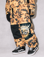 MENS 686 SUBLIME SHELL PANTS - SUBLIME ORANGE TIE DYE