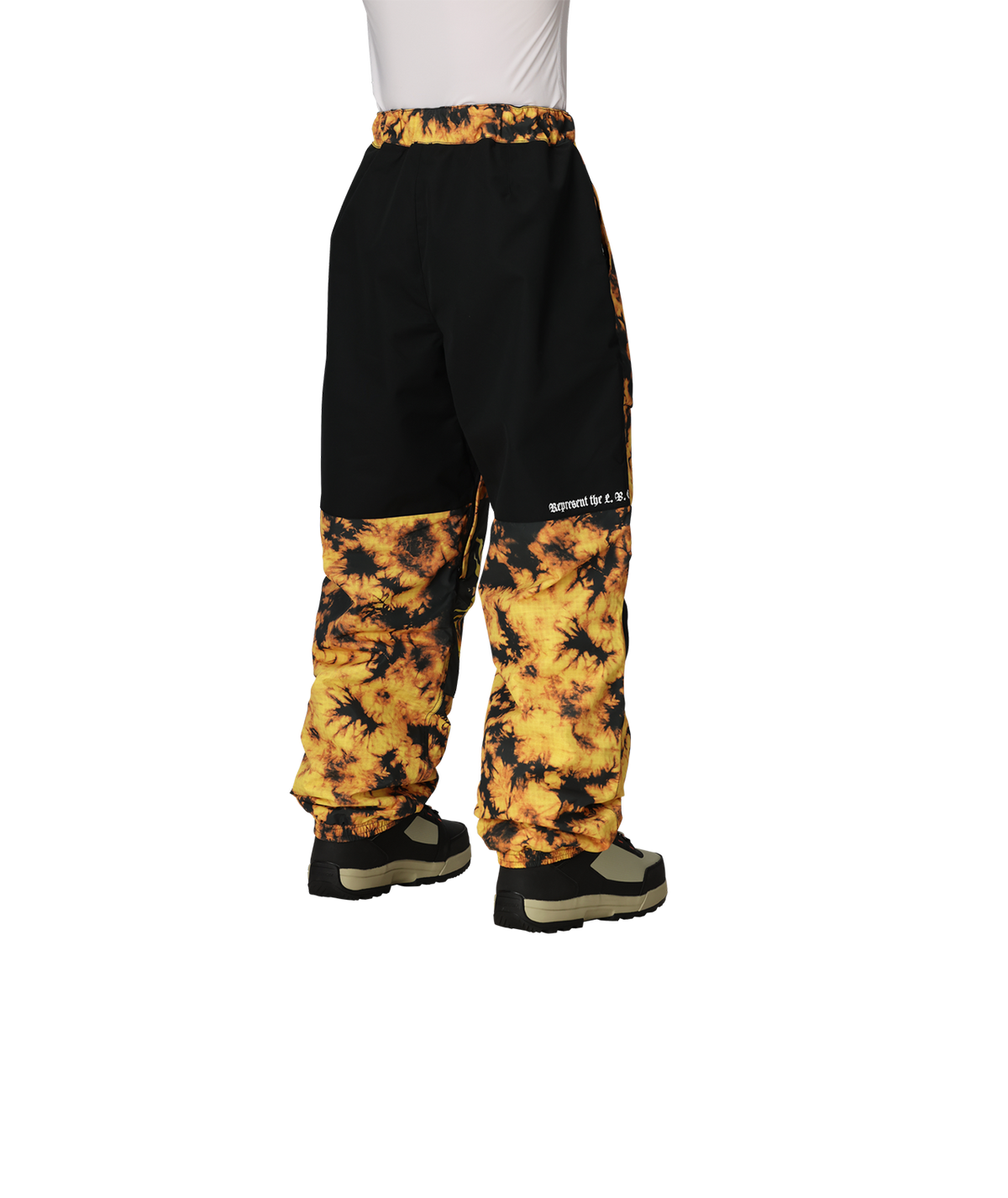 MENS 686 SUBLIME SHELL PANTS - SUBLIME ORANGE TIE DYE