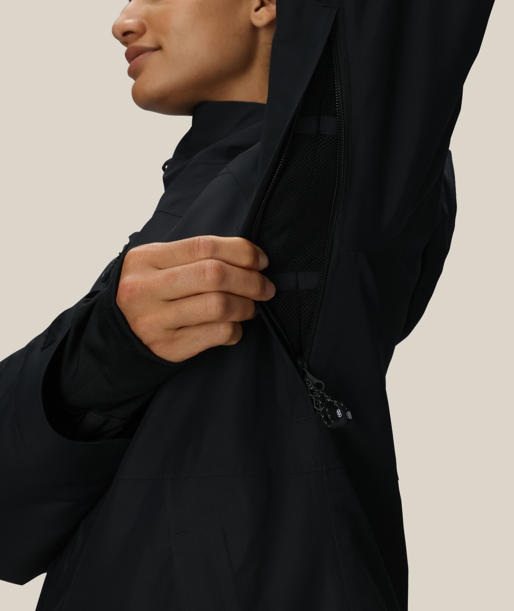 WOMENS HYDRA™ THERMAGRAPH® JACKET - BLACK