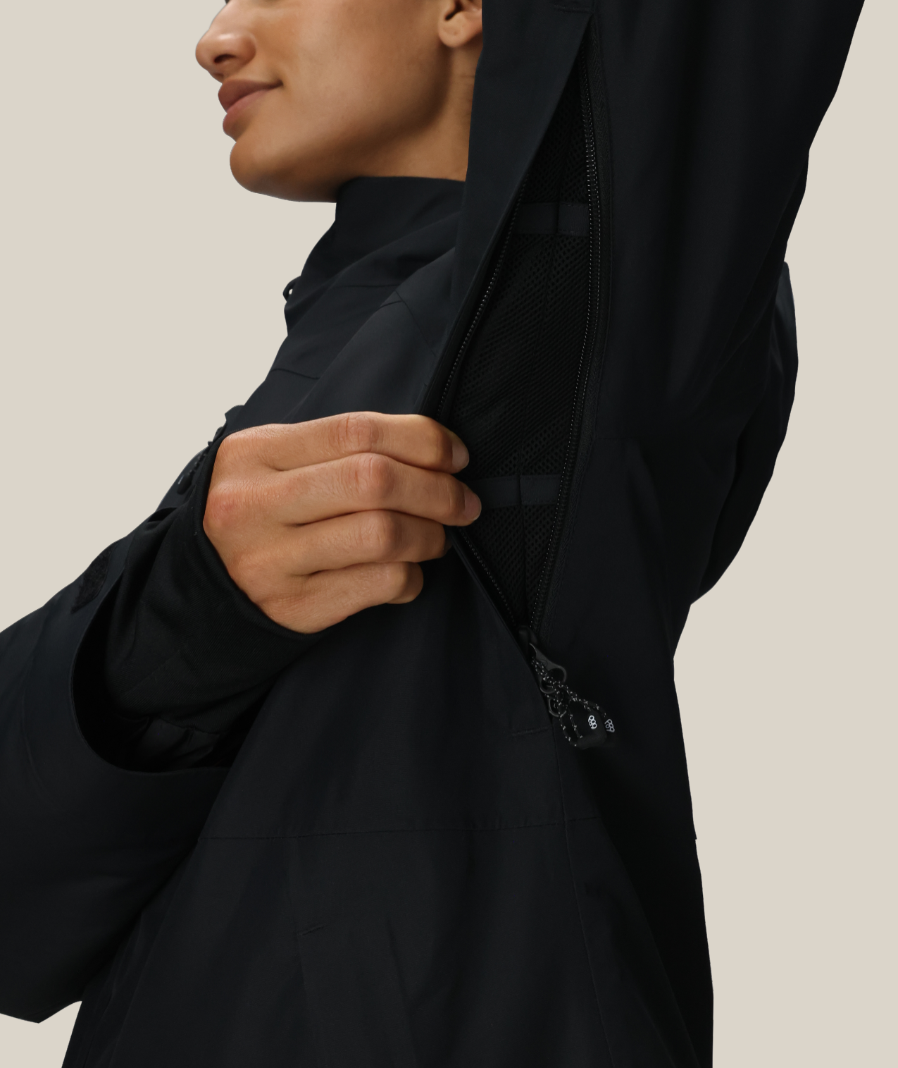 WOMENS HYDRA™ THERMAGRAPH® JACKET - BLACK