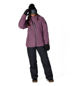 WOMENS HYDRA™ THERMAGRAPH® JACKET - BLACK PLUM GRID