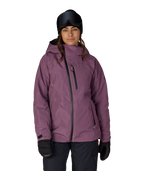 WOMENS HYDRA™ THERMAGRAPH® JACKET - BLACK PLUM GRID